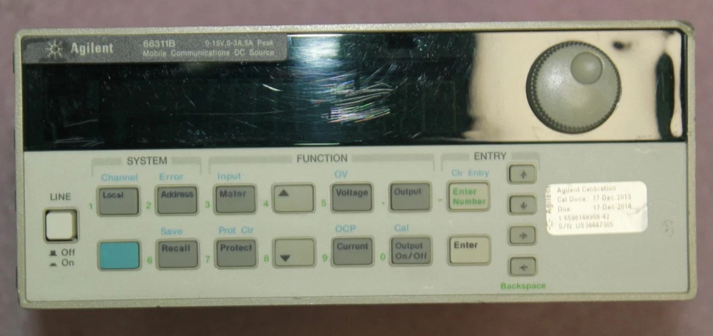 Agilent 66311B 0-15V, 0-3A,5A | Mobile Communications DC Source
