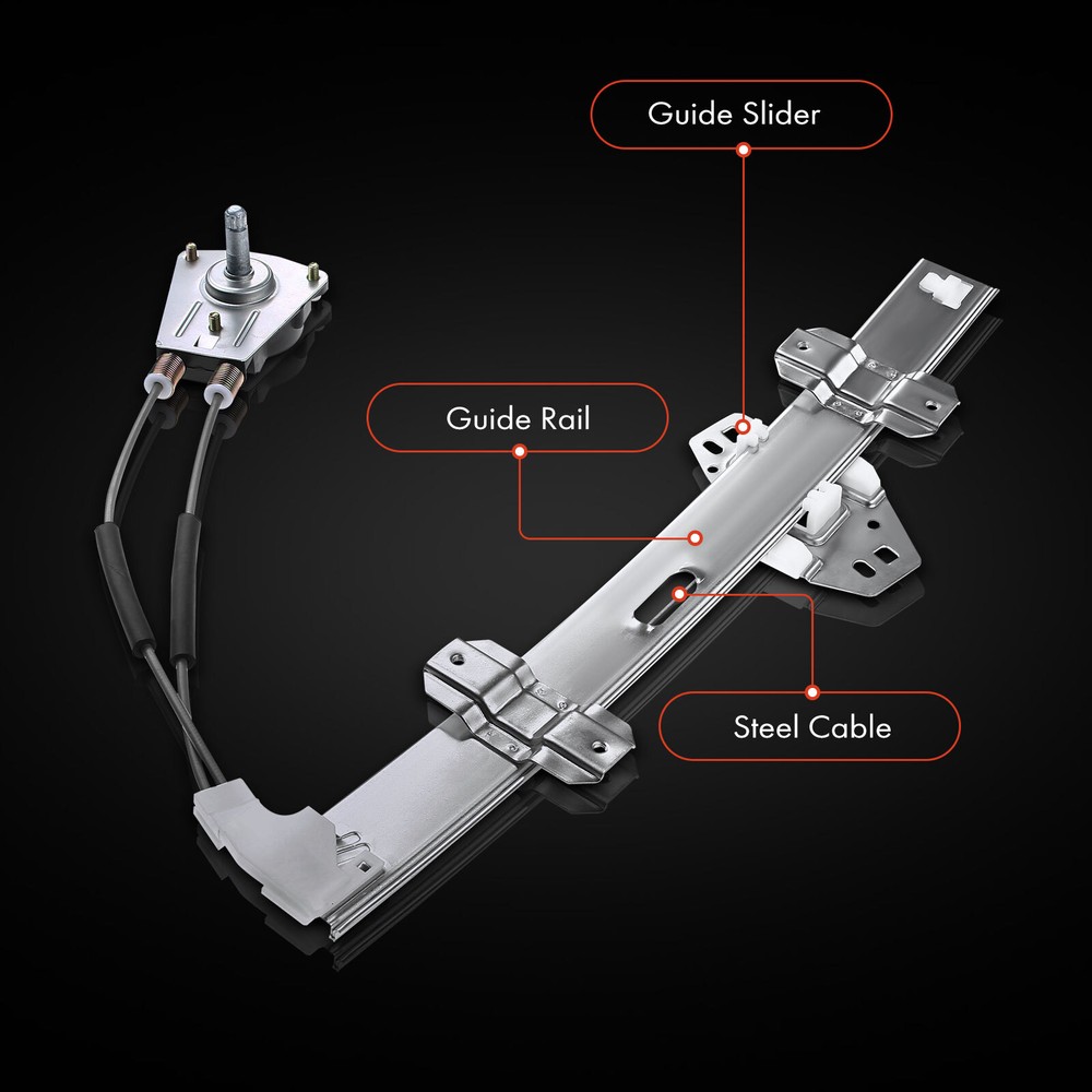 Manual Window Regulator for Honda Civic 1996-2000 Sedan Front Left Driver Side