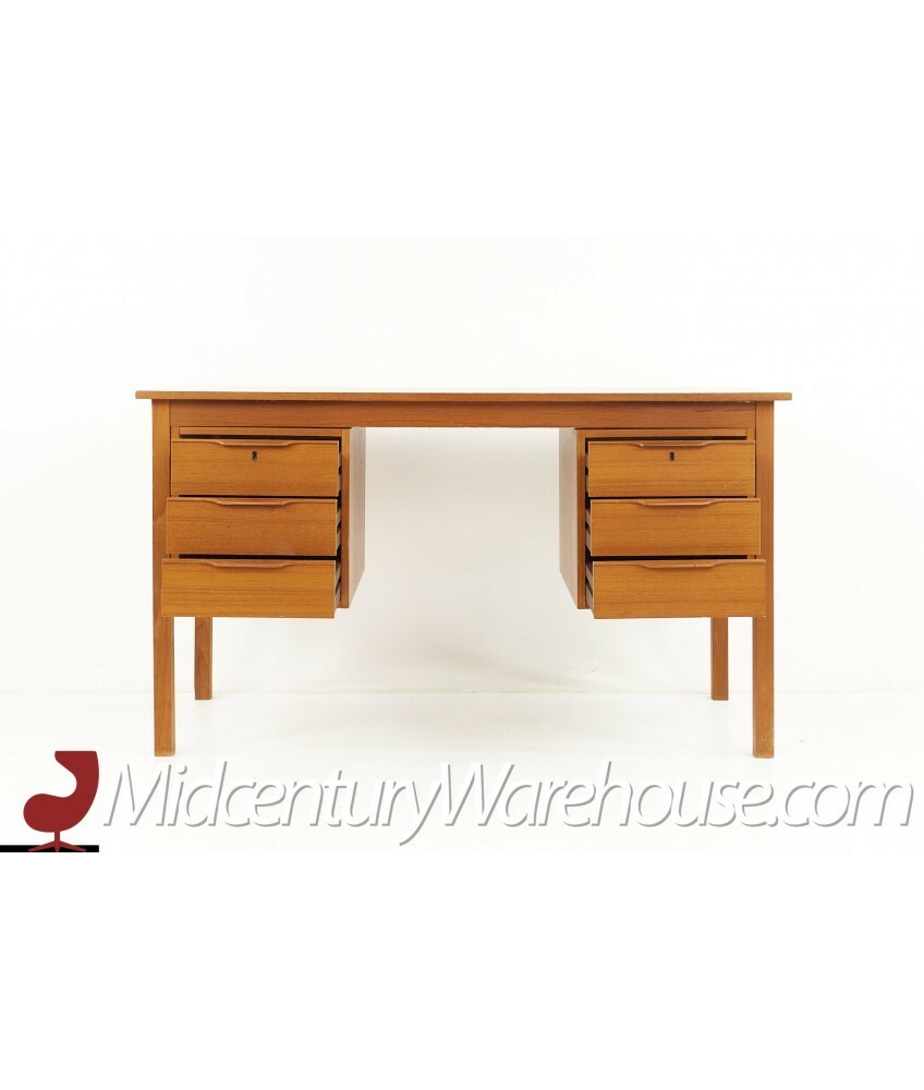Bent Silberg Mobler Mid Century Danish Teak Desk