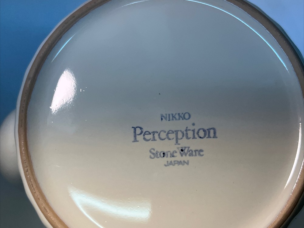 Nikko “Perception” Tall Coffee Pot Off White Japan