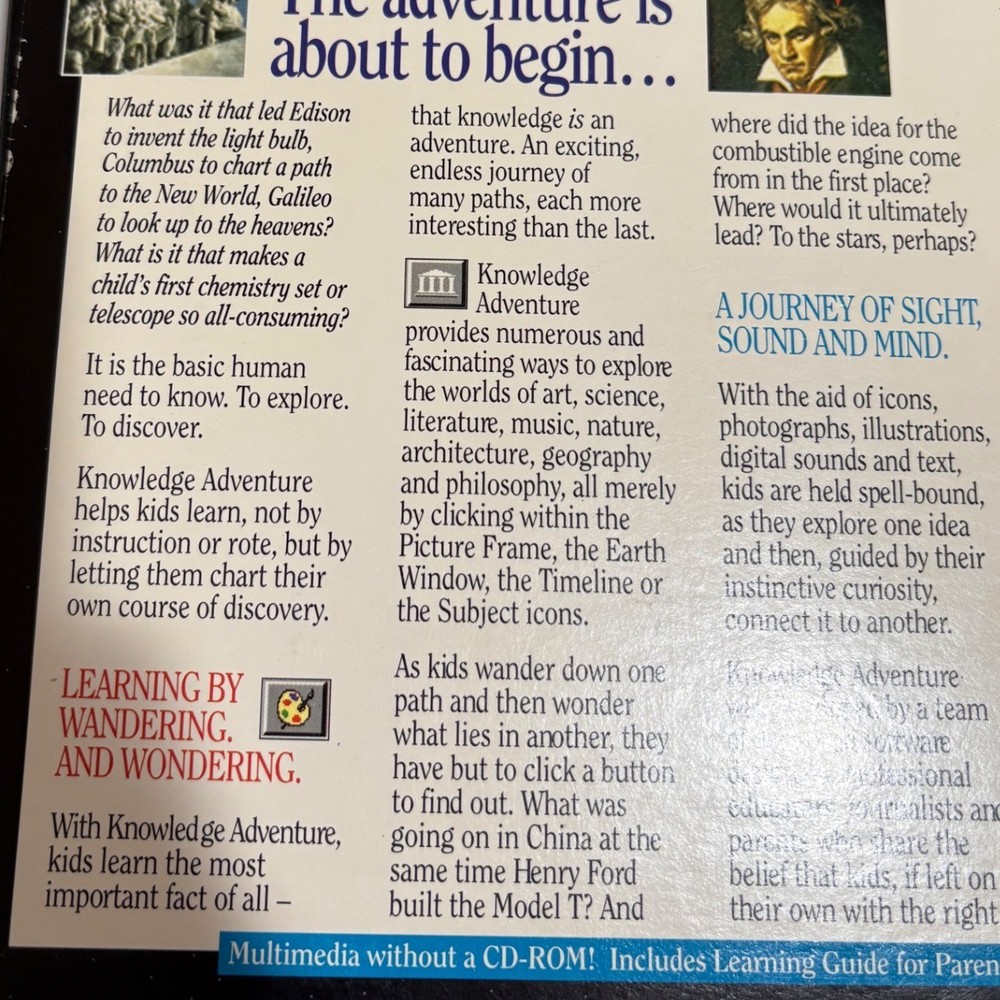 1990s Knowledge Adventure Educational Software CD ROM 8 Disks Vintage PC Game