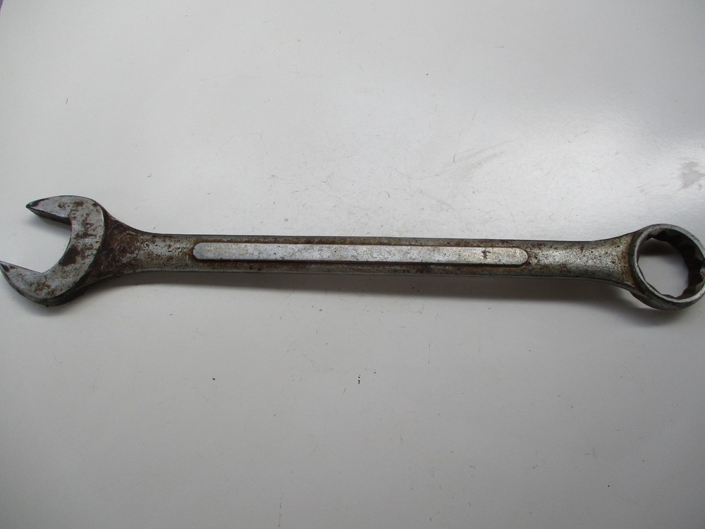 2 Inch Pittsburgh Open Box 12 Point Wrench has some surface rust