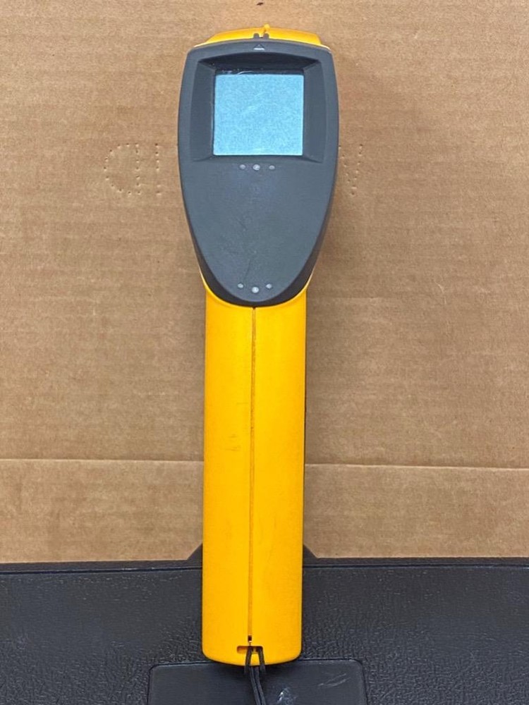 FLUKE 63 IR THERMOMETER W/ CASE- USED.