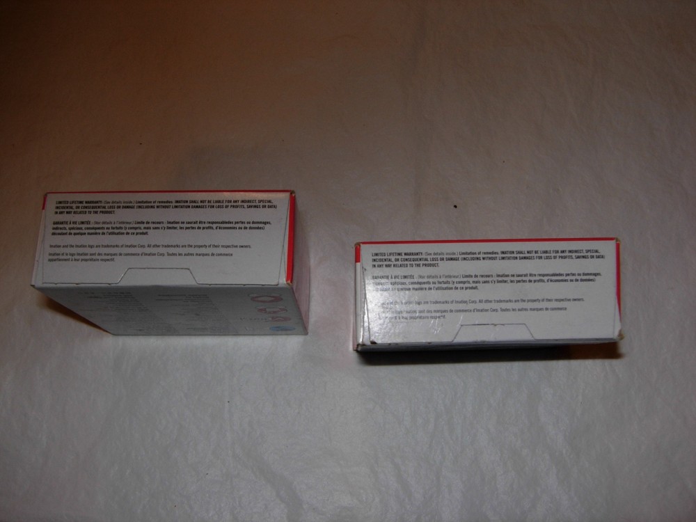 2 Boxes imation neon Diskettes MAC formatted 2 HD 1.40MB - 1 open, 1 closed box