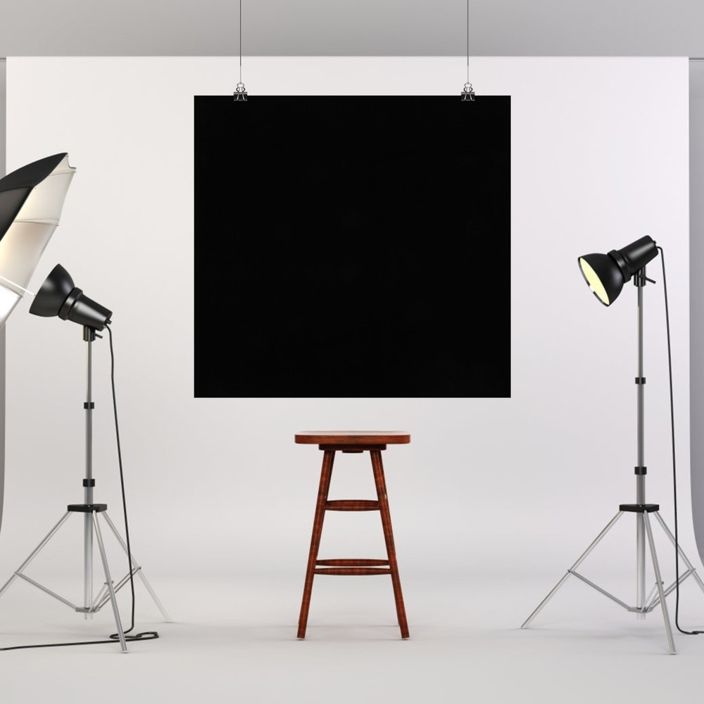 1pc Black Backdrop Background Black Backdrop Screen for Studio Photography