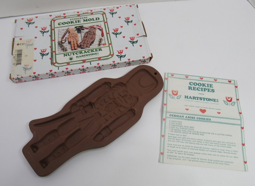 Vintage Hartstone Cookie Mold New in Box.  9in. Nutcracker