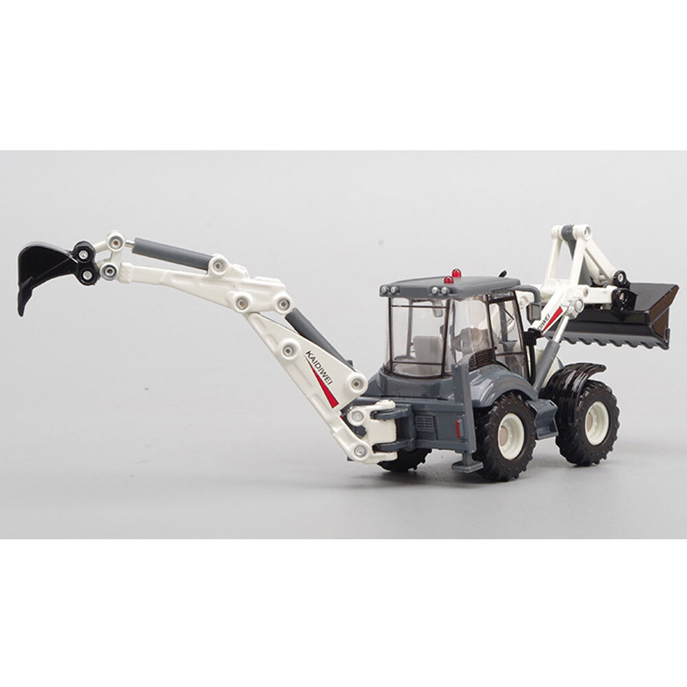 Backhoe Excavator Front Loader Toy Model Metal Diecast Construction Vehicle