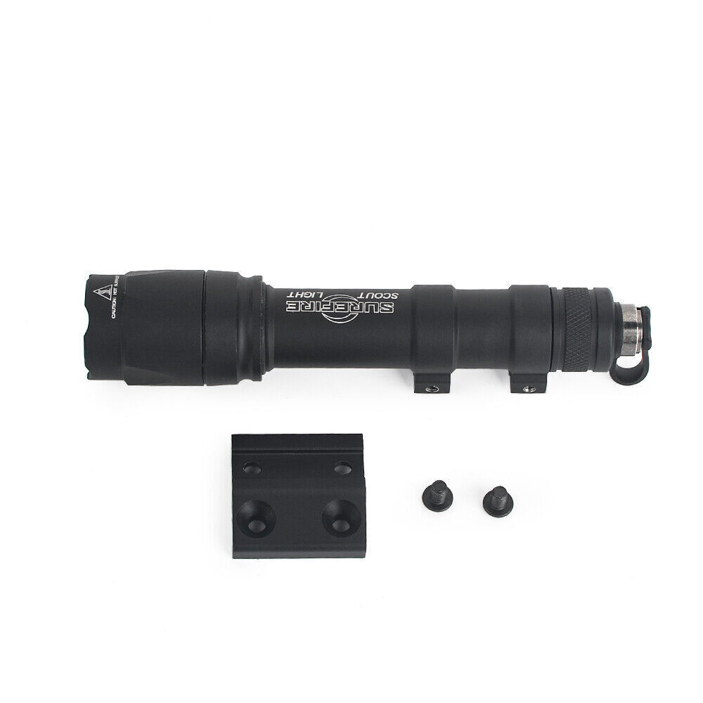 Airsoft Keymod MLOK Flashlight Offset Mount Base for M300 M600 M600DF flashlight