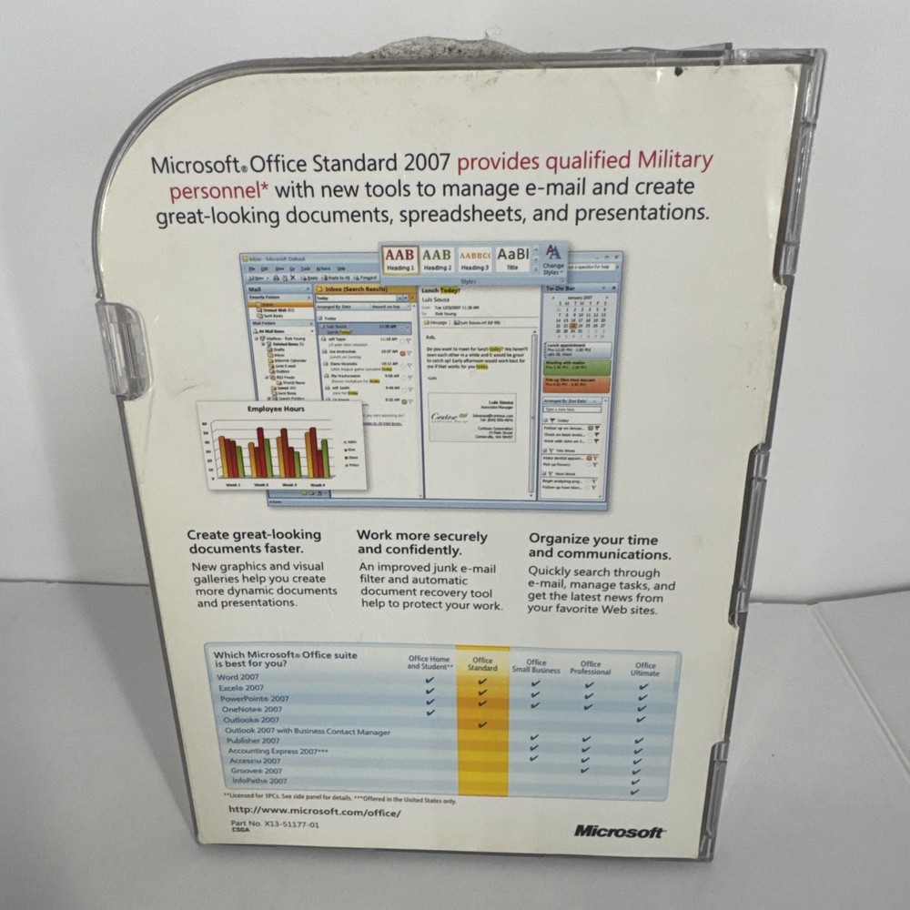 Microsoft Office Standard 2007 (Military Appreciation Edition)