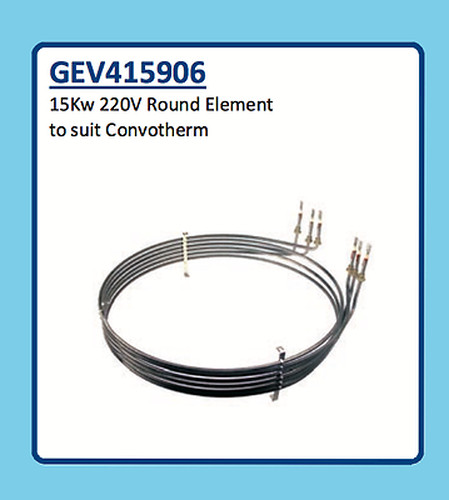 CONVOTHERM ROUND ELEMENT 15Kw 220V GEV415906