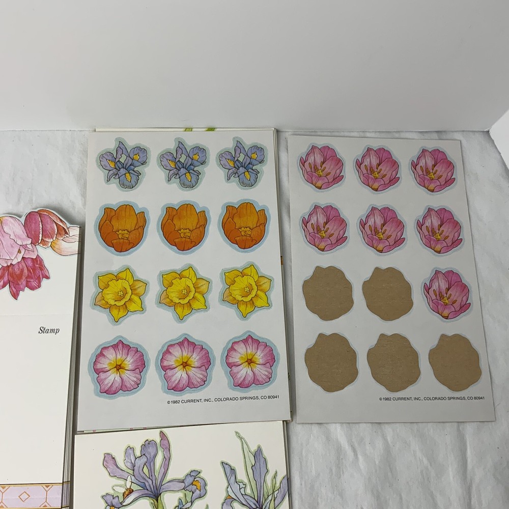 Current “Spring Spirit” 1981 Stationery Set - Fold A Notes & Note Cards….