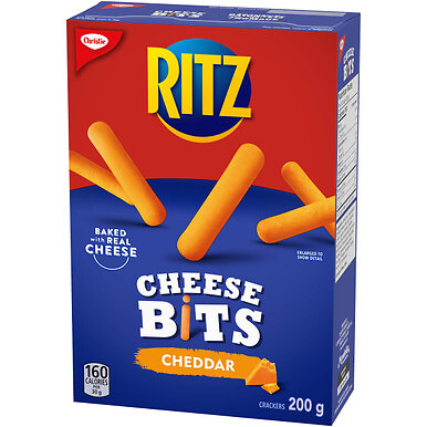 Ritz Cheese Bits Cheddar Flavoured Crackers, 200g/7 oz.,Box, {Imported from C...