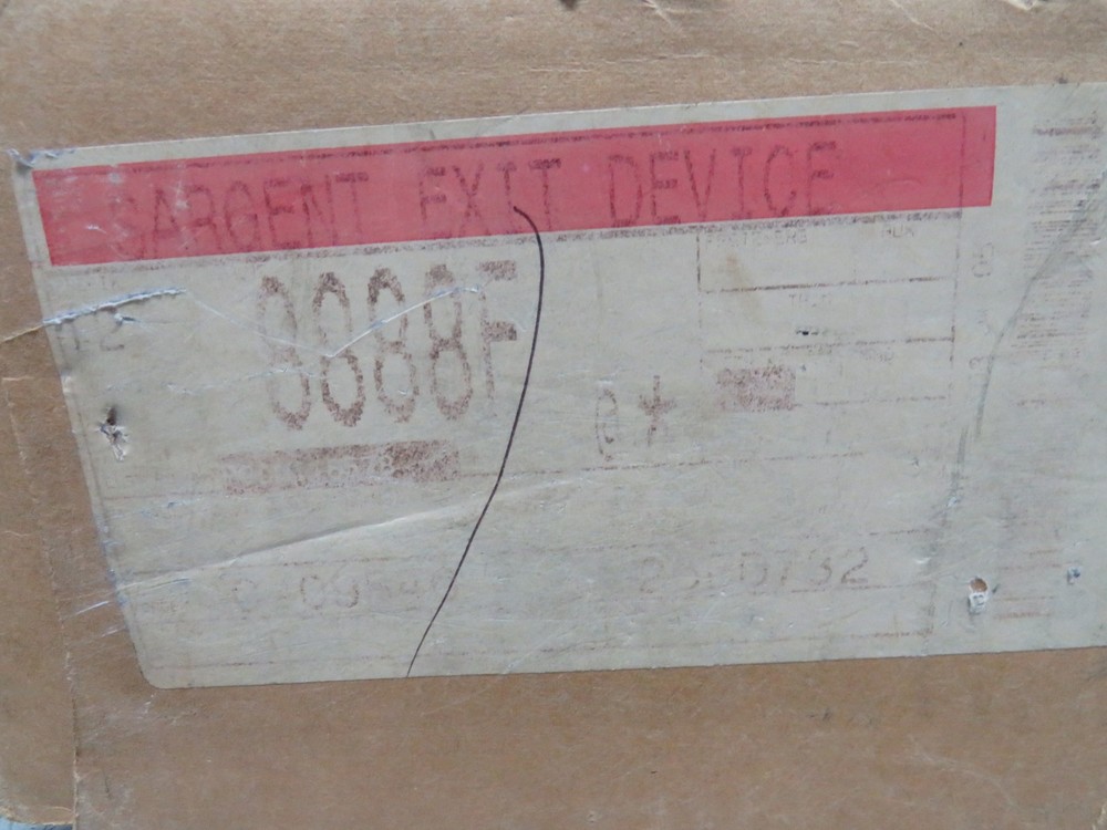 Sargent 8888-F Wide Style Push Pad Rim Exit Device MISSING PIECES USED
