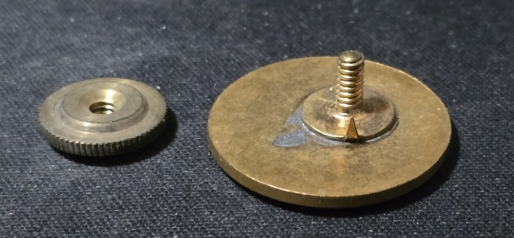 WW1 Type 1 Gilt Infantry Co. S Collar Disk - SB