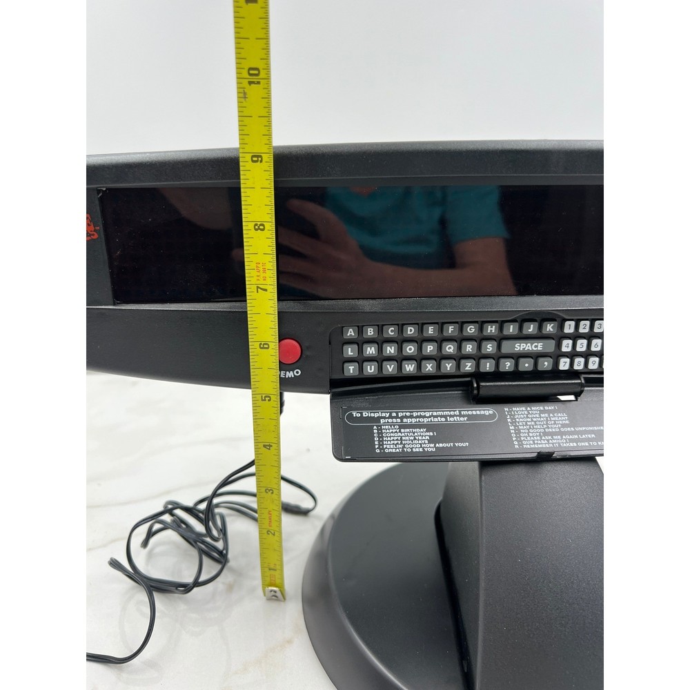 Be-Boppin Boogie Lights Programmable Message Light Vintage LED Scrolling Sign