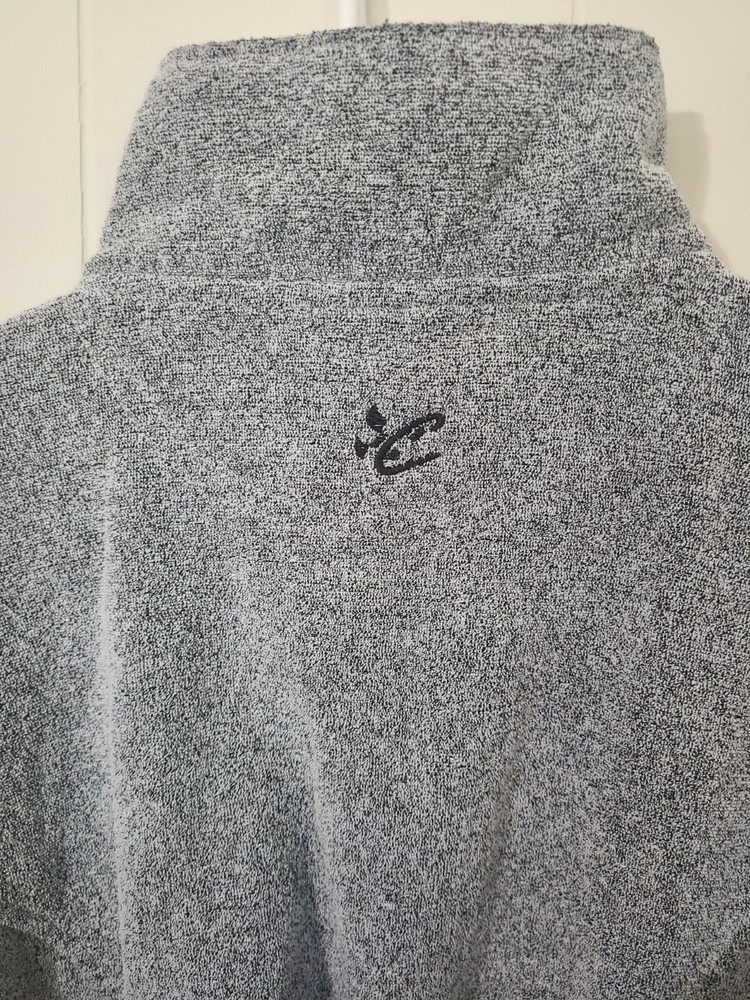 Bobby Labonte Nascar 18 Medium Mens Gray 1/4 Zip Long Sleeve Pullover Chase