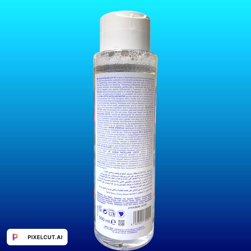 LOV'YC AGUA MICELAR 500ml/16.9fl.oz.