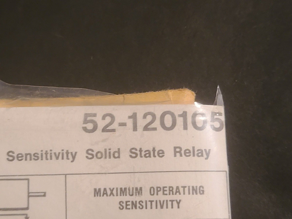52-120105 RESISTOR Set for B/W Type Controls High Sensitivity Solid State Relay