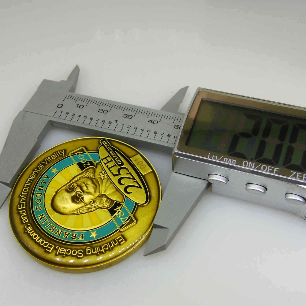 FRANKLIN COUNTY 225TH CELEBRATION CHALLENGE COIN