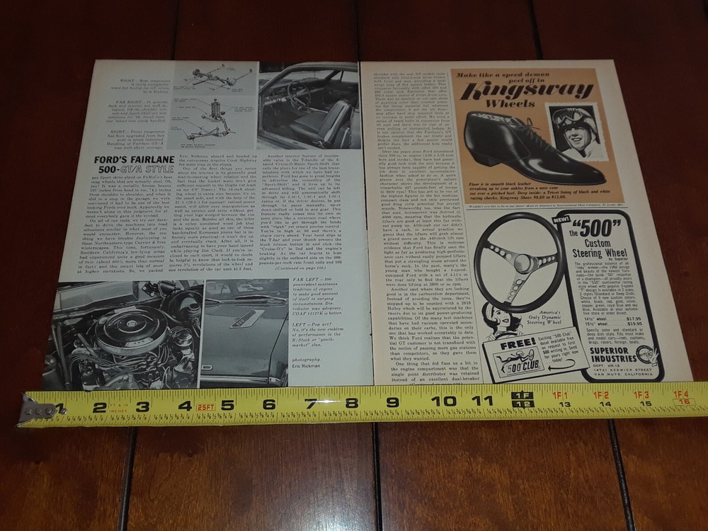 1966 FORD FAIRLANE GT/A ORIGINAL ARTICLE