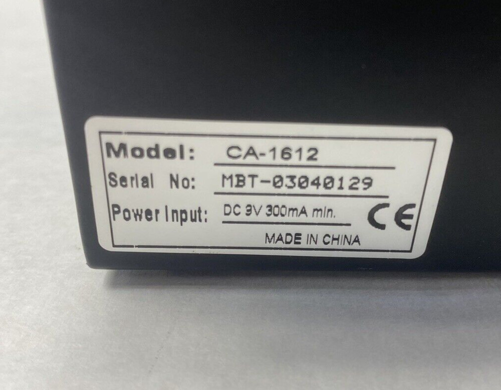 DMX Master CA-1612 DMX 512 Master Controller No Power Cord Tested