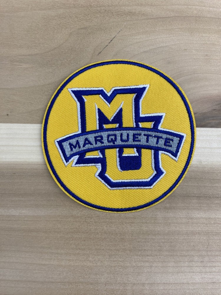 MARQUETTE UNIVERSITY BASKETBALL IRON ON PATCH