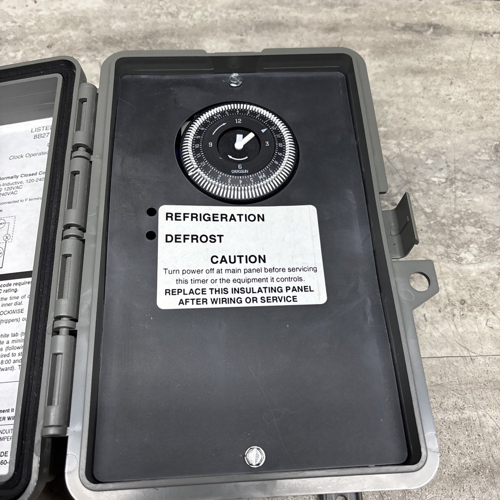 Frost King DT040ST-120 Refrigeration Defrost Timer, 120VAC Input, New