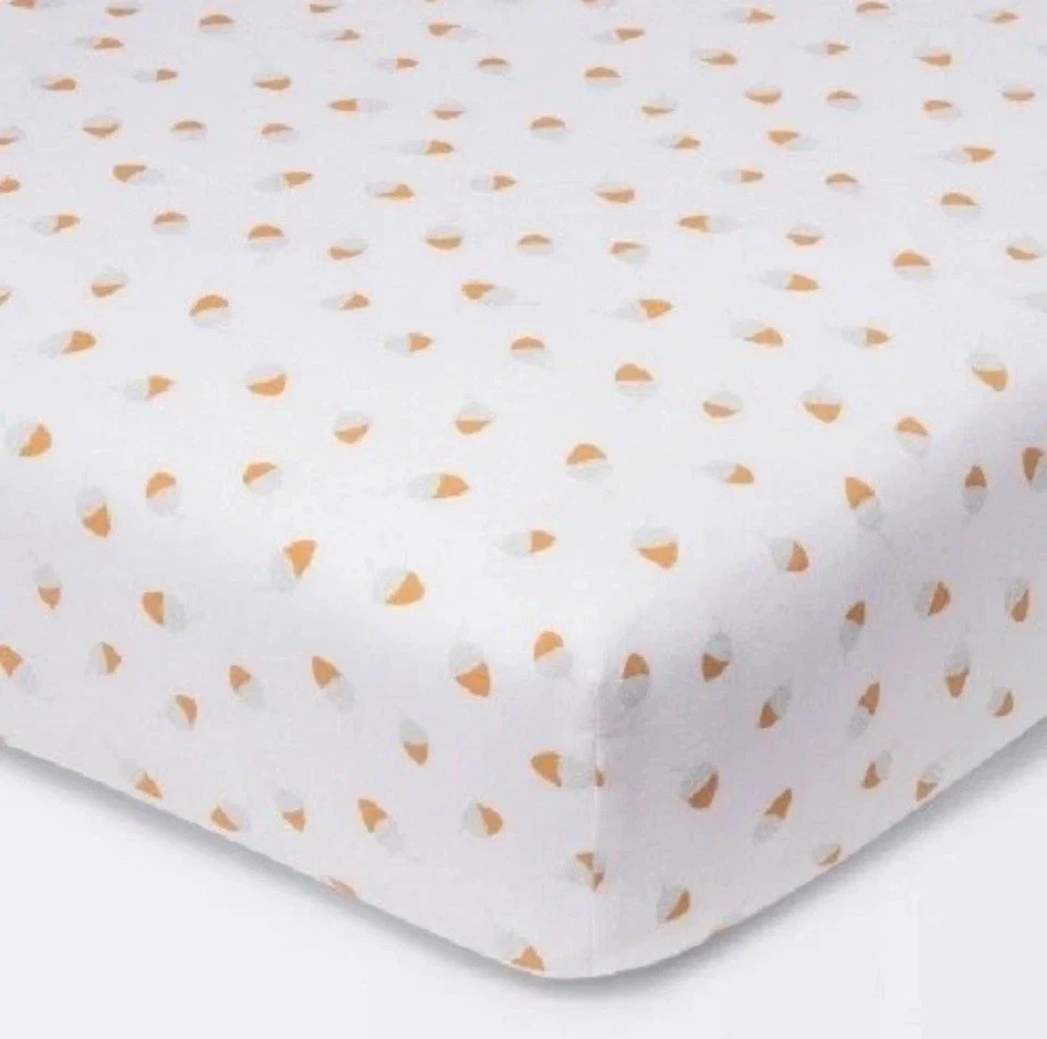 Fitted Crib Sheet Acorns - Cloud Island - 2pk