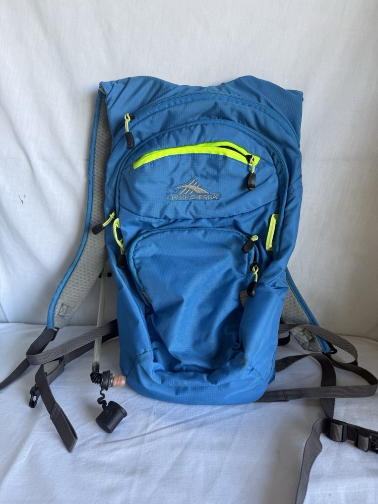 High Sierra Cragin Hydration Backpack with 2L Bladder Blue Hydropack