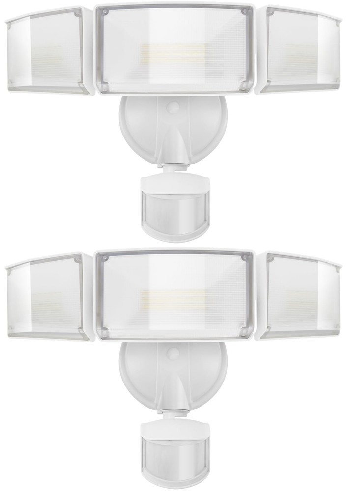 UME 2 Pack 5500LM LED Security Lights Motion Sensor Light 2 Pack, White