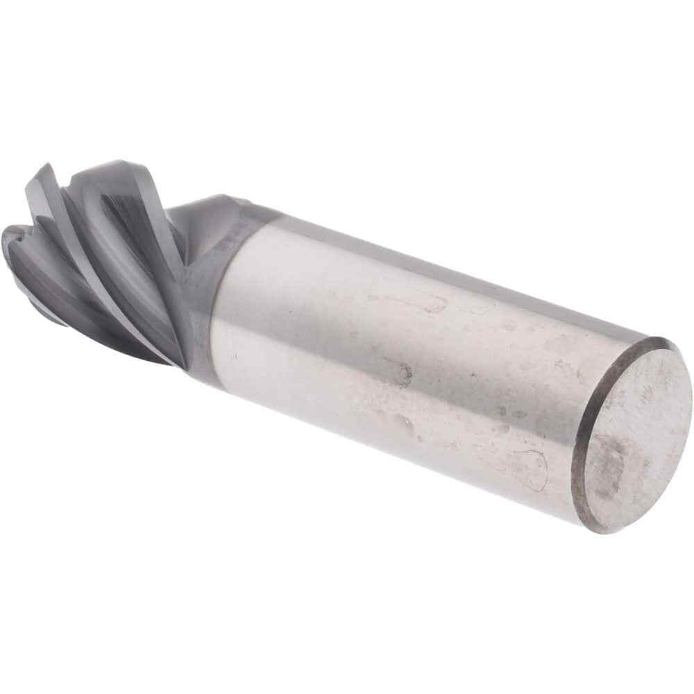Accupro 3/4" Diam 5 Flute Single End Solid Carbide 1/4" Corner Radius End Mil...