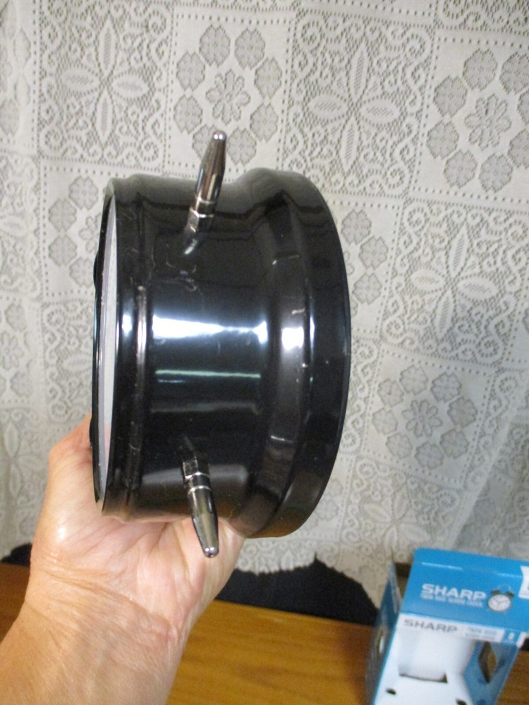 Twin Bell Loud Alarm Clock SPC843 Back Light Black Sharp