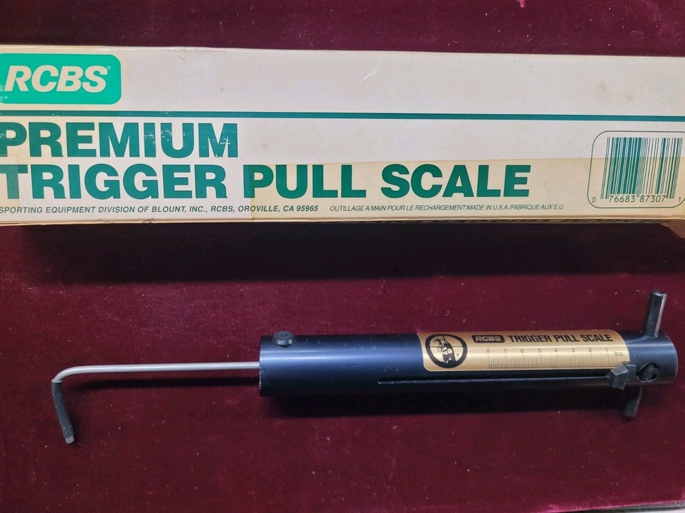 RCBS Premium Trigger Pull Scale. NEW! #87307