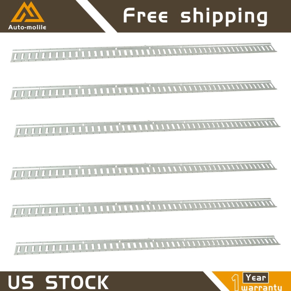 Horizontal High Quality For Vans Durable 6 Pack 8' E Track Tie Down Rail Syste