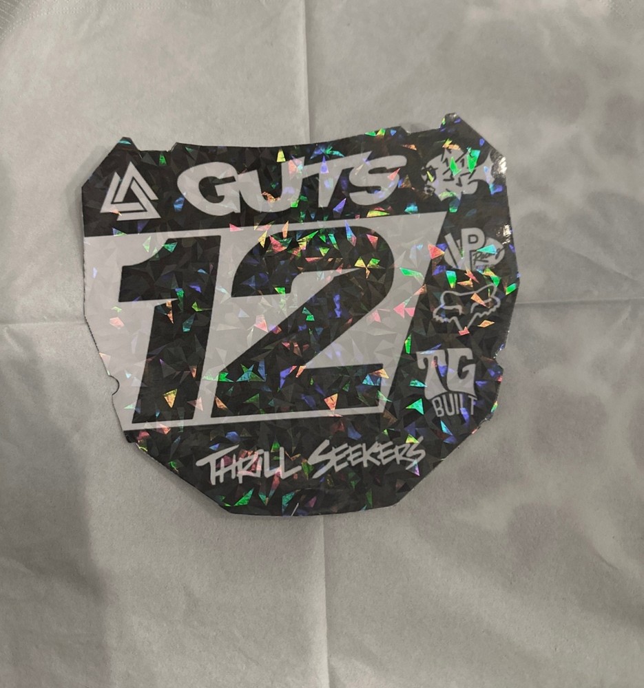 ODI Plate Sticker Decal (CUSTOMIZABLE CHECK DESCRIPTION)