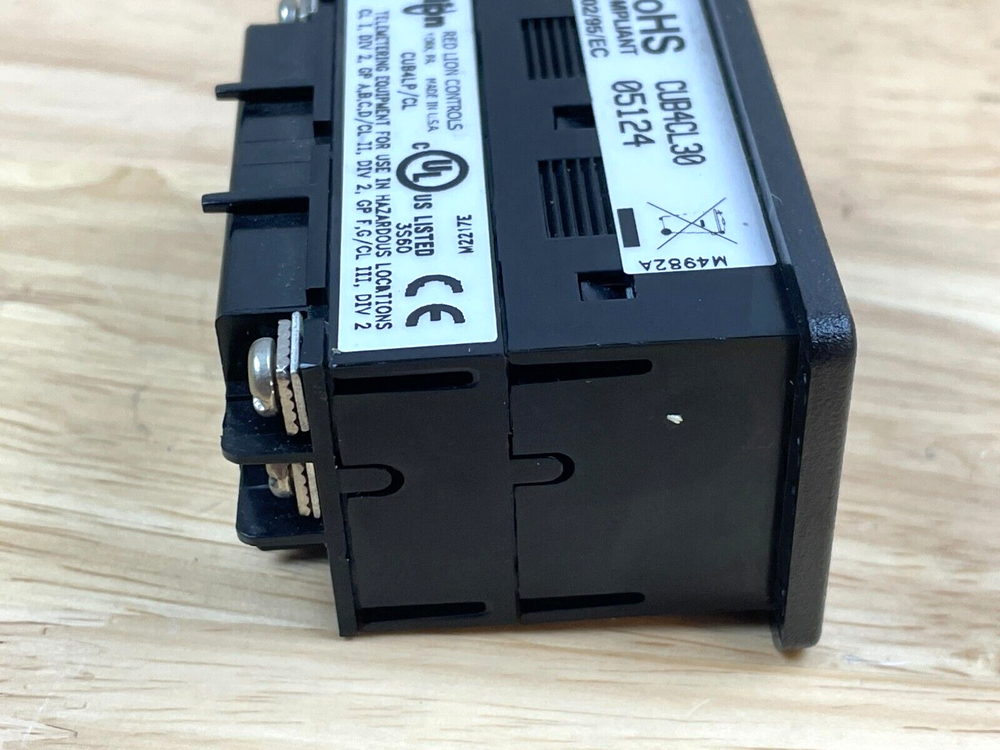 Red Lion Controls CUB4CL30 Process Meter, 4-50ma, LCD, Panel Mount