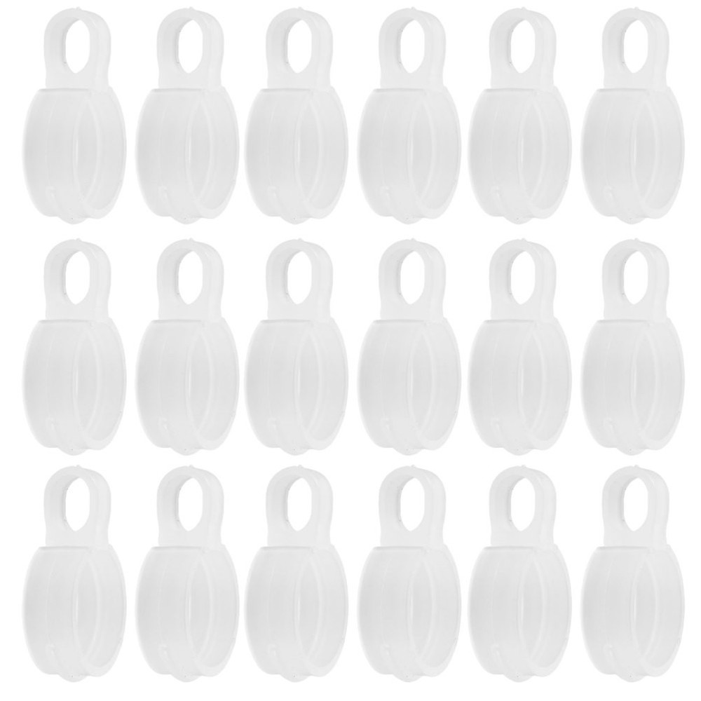 100 Pcs Laundry Hooks Hanging Clips Clothes Drying Rack Windproof
