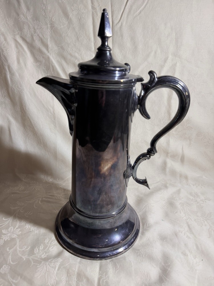 Reed & Barton Antique Silverplate Stein Tankard Gothic Barware