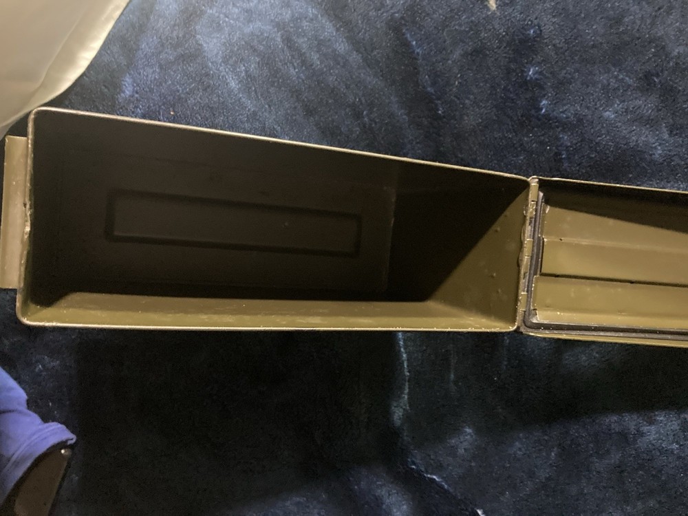 Metal Ammo Case Can – Green