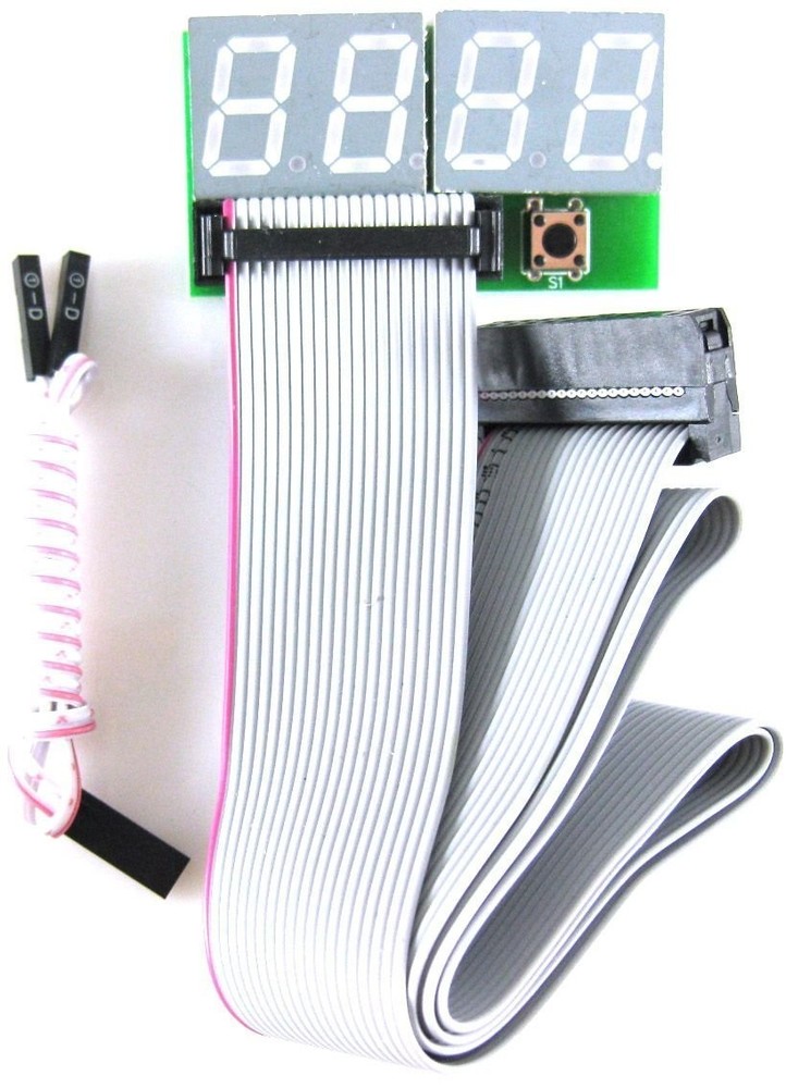 4 Digit PCI and ISA PC Computer Motherboard Power Diagnostic Analyzer Post Te...