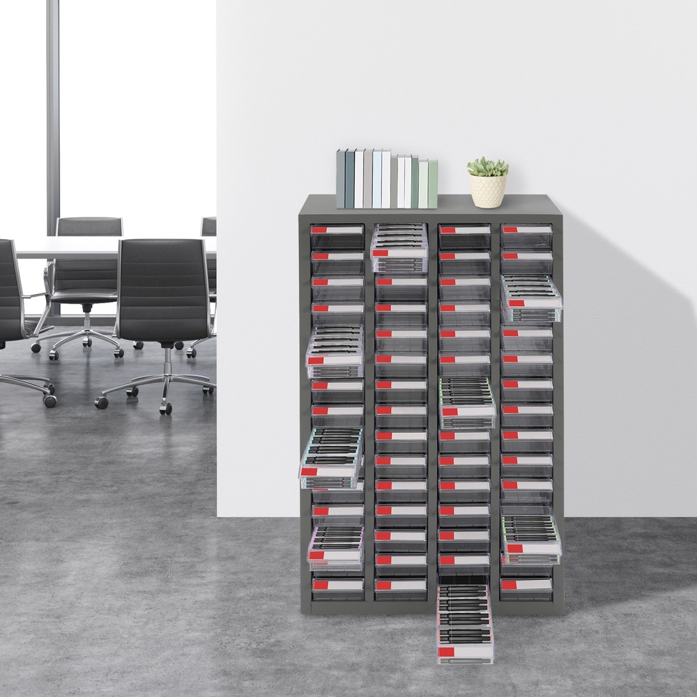 Large-capacity 60-drawer Hardware Tools Storage Cabinet Guide Rail Design