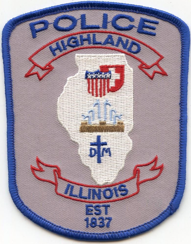 HIGHLAND ILLINOIS POLICE PATCH