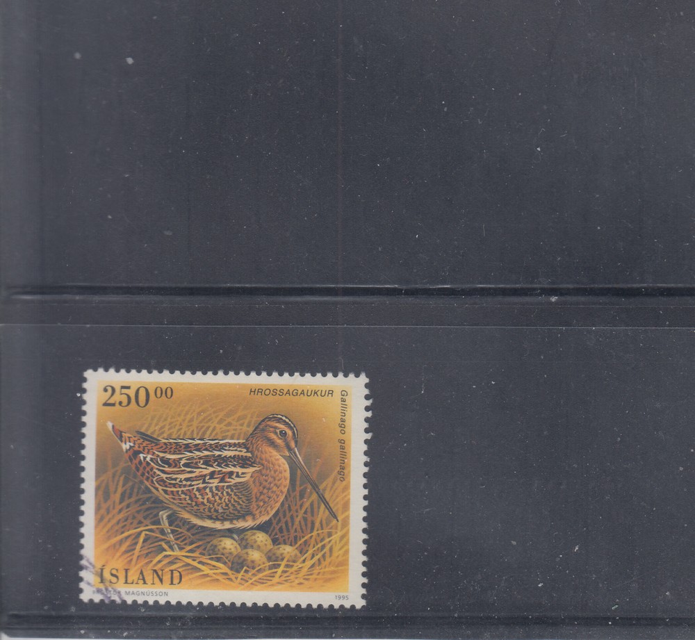 ICELAND 1995 Bird  Sc 809  fine used