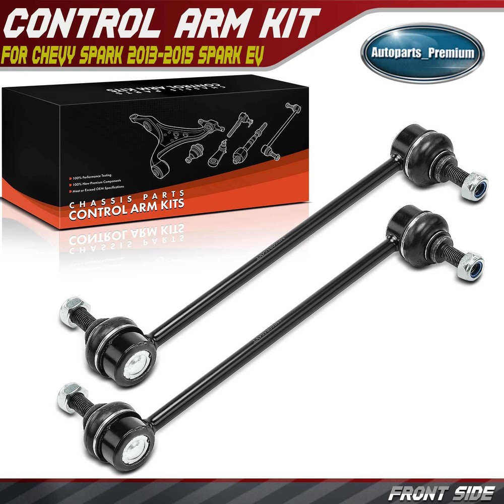 2Pcs Front Left and Right Stabilizer Bar Link for Chevy Spark 2013-2015 Spark EV
