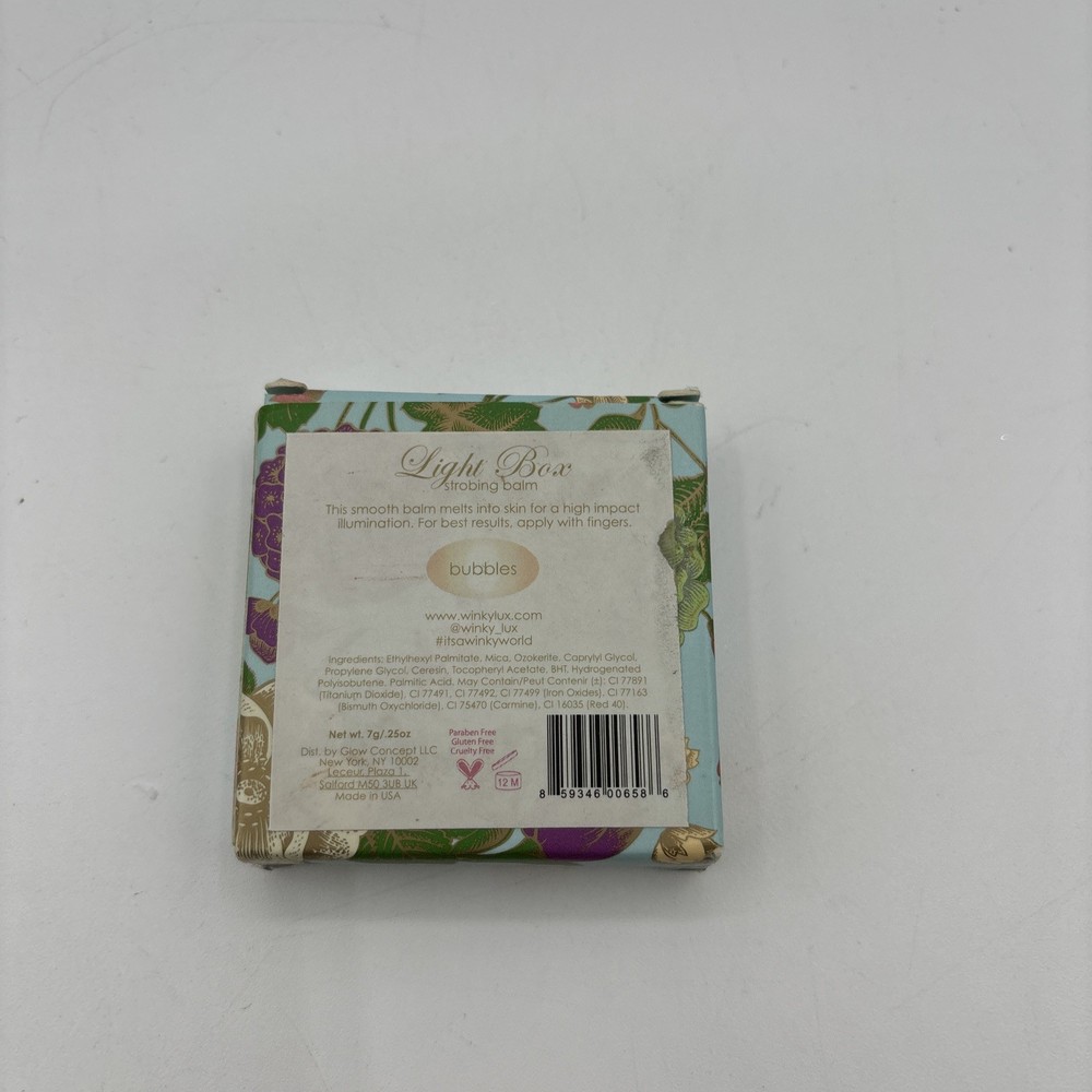 Winky Lux Strobing Balm Bubbles Cream Highlighter Size .25 oz HTF