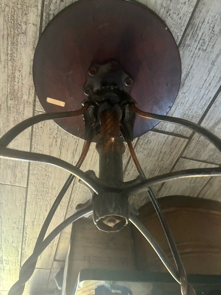 Antique Twisted Leg Piano Stool
