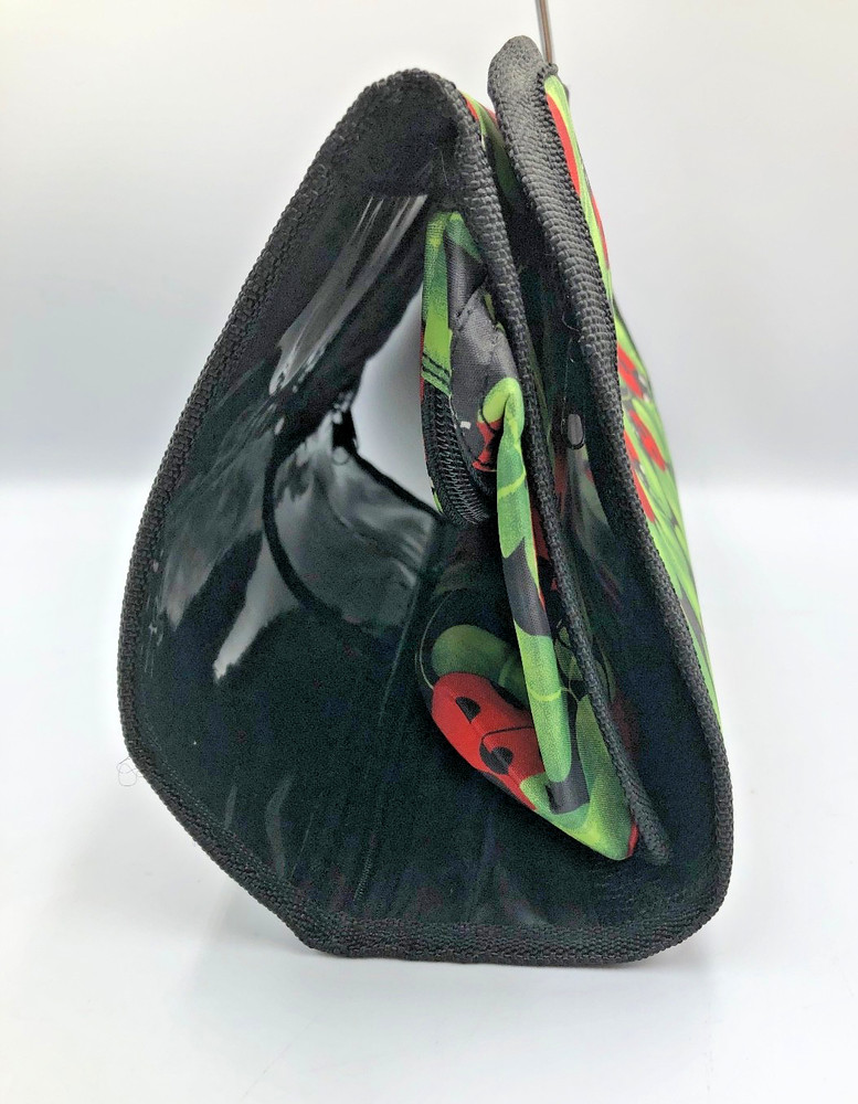 Ladybug Women's Travel Case Jewelry Organizer Hangs Multiple Zip Pockets