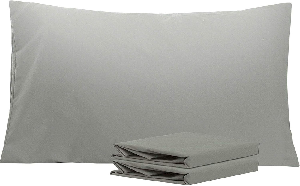 King Pillowcase Set - 2 Pack Brushed Microfiber 20X36 Pillowcases - Soft, Wrinkl