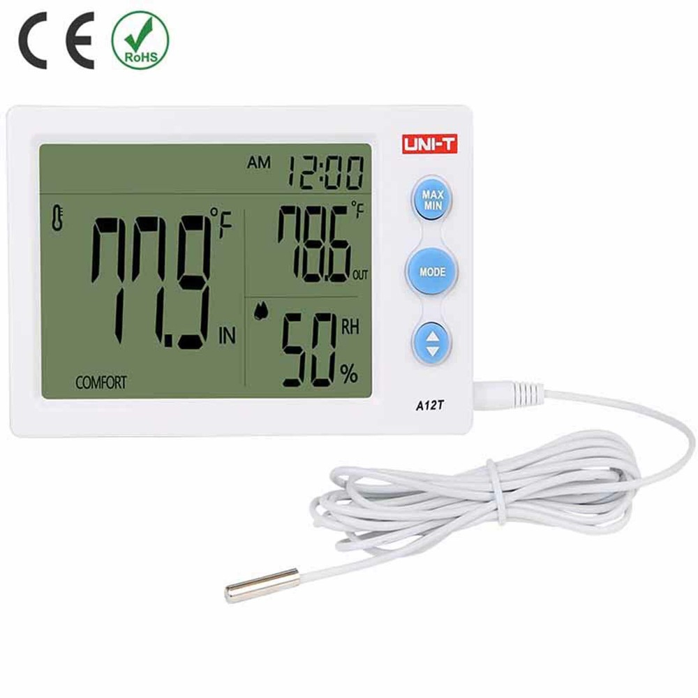 UNI-T A12T Temperature Humidity Meter  Additional External Sensor Probe