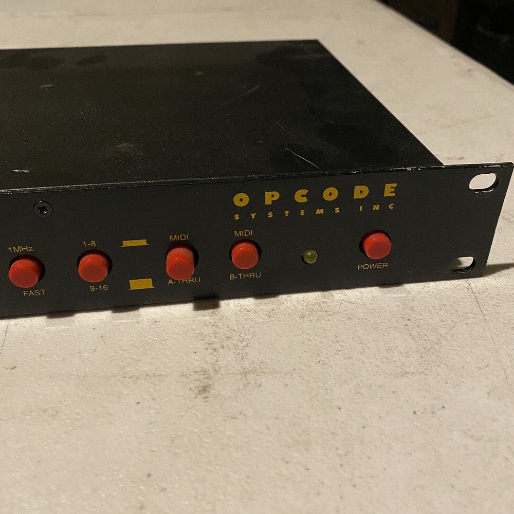 Opcode Systems Studio 4 OMS Midi Interface Vintage Rackmount - No Power Adaptor